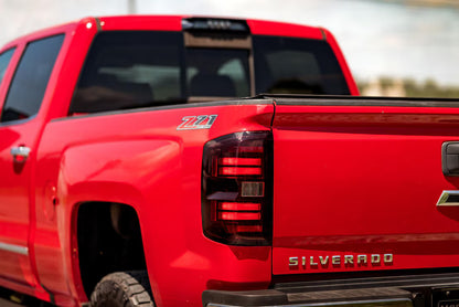 15-19 Chevrolet Silverado HD XB LED Tail Lights (Red)