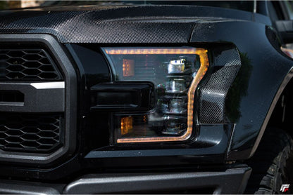 17-20 Ford Raptor XB LED Headlights ( AMBER DRL )