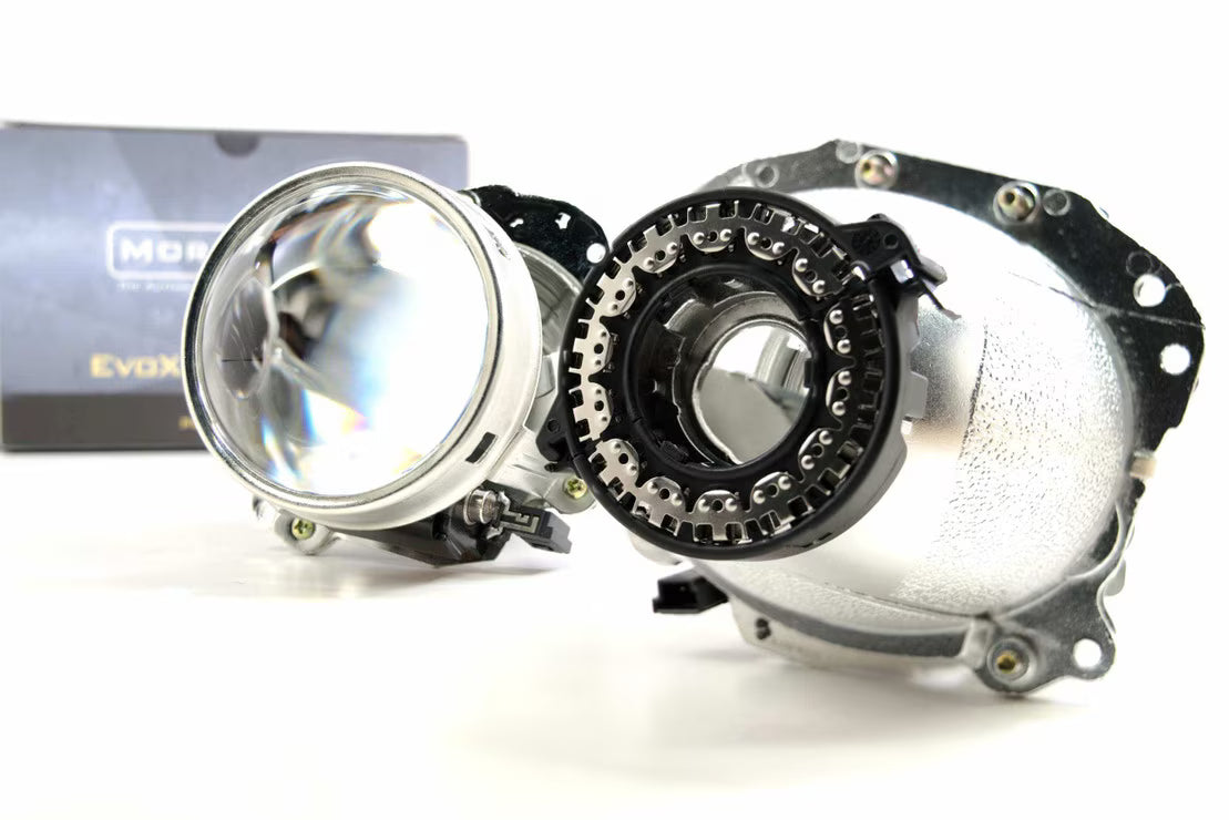 Bi-Xenon: Morimoto EvoX-R 2.0 Headlight Projector Retrofit 3" LHD