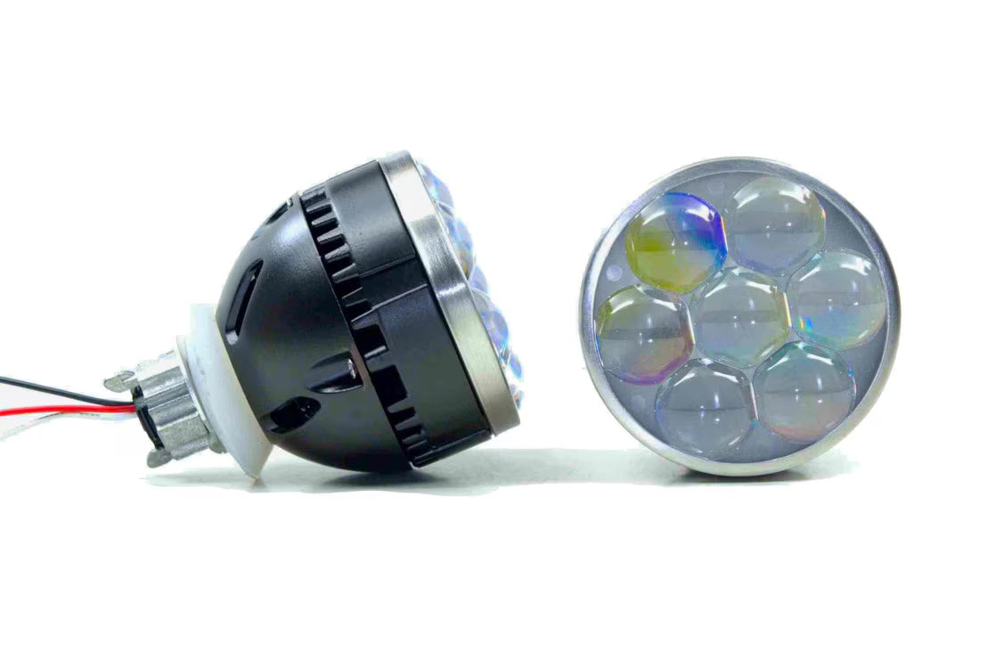 High Beam: Profile Hi-Lens 2.0 LED Headlight Projector Retrofit 3" LHD