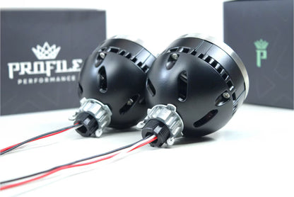 High Beam: Profile Hi-Lens 2.0 LED Headlight Projector Retrofit 3" LHD