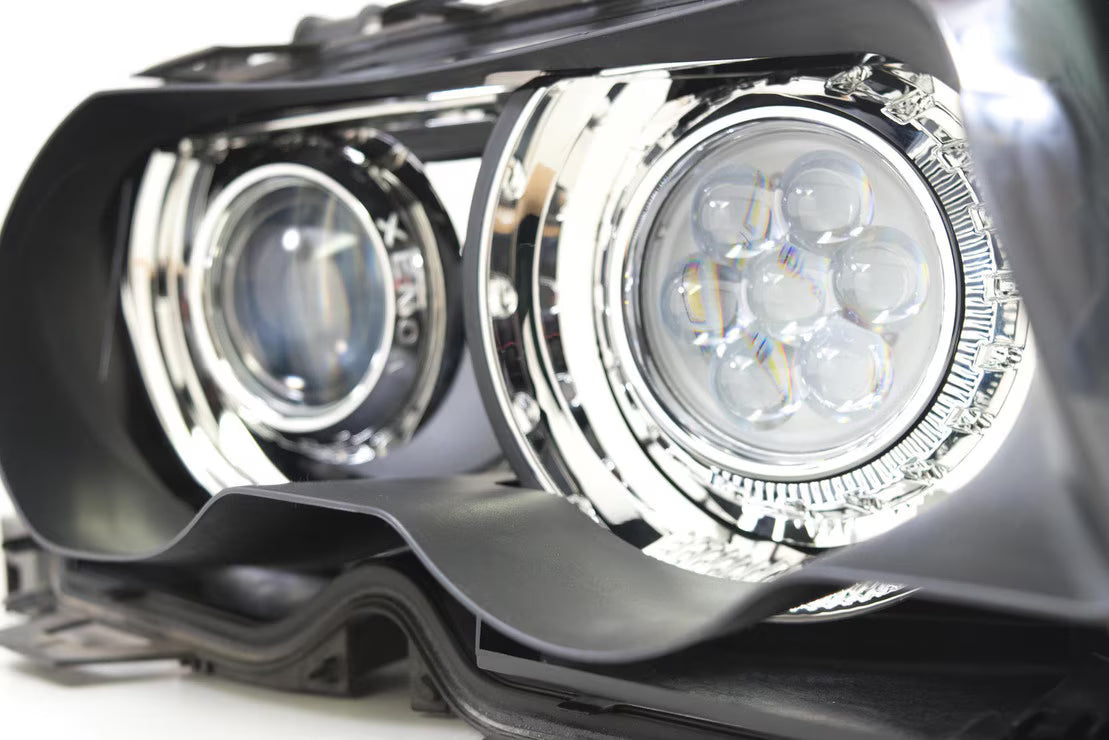 High Beam: Profile Hi-Lens 2.0 LED Headlight Projector Retrofit 3" LHD