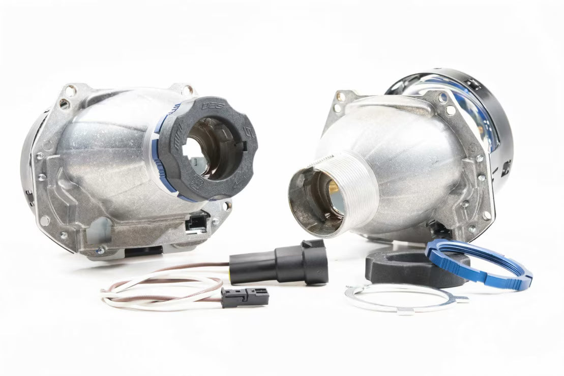 Bi-Xenon: Morimoto Mini D2S 5.0 Headlight Projector Retrofit 3" LHD