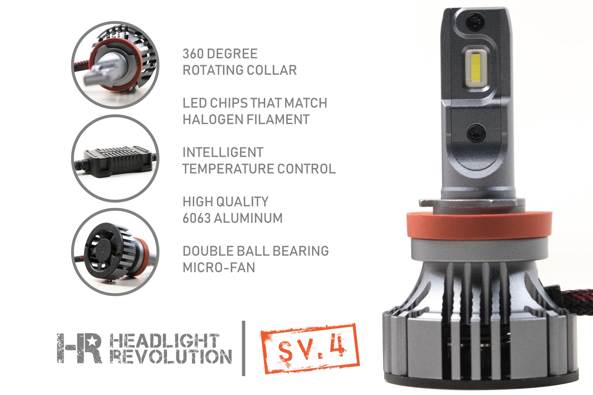 5202: S-V.4 LED Bulb (Pair)