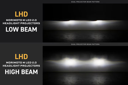 Bi-LED: Morimoto M LED 2.0 Headlight Projector Retrofit 3" LHD