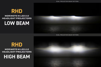 Bi-LED: Morimoto M LED 2.0 Headlight Projector Retrofit 3" LHD