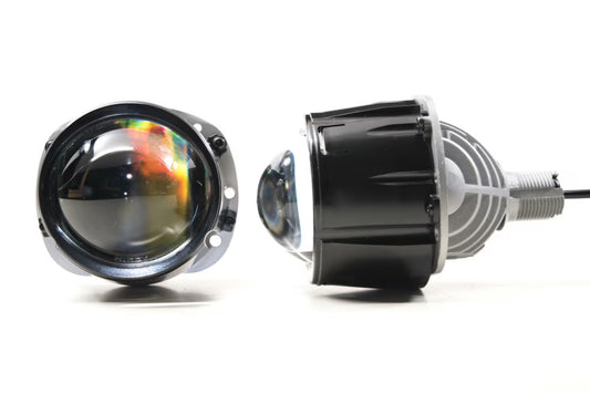 High Beam: Morimoto Mini HB LED Headlight Projector Retrofit 2.5" LHD