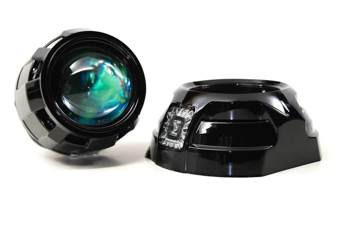 High Beam: Morimoto Mini HB LED Headlight Projector Retrofit 2.5" LHD