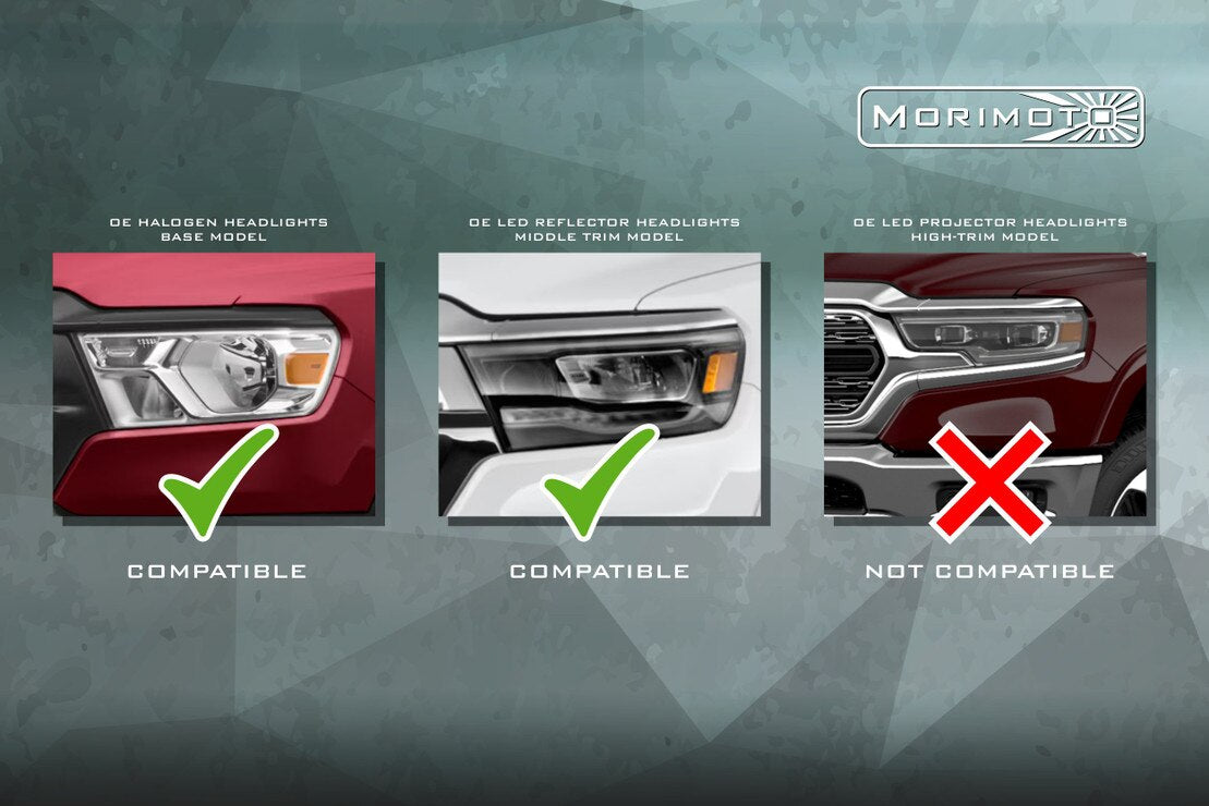 19-24 Ram 1500 XB LED Headlights