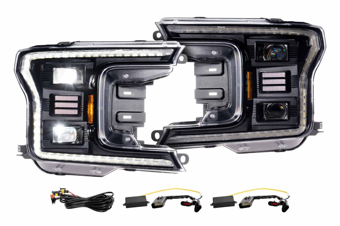 18-20 Ford F-150 XB Hybrid LED Headlights