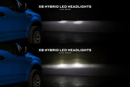 18-20 Ford F-150 XB Hybrid LED Headlights