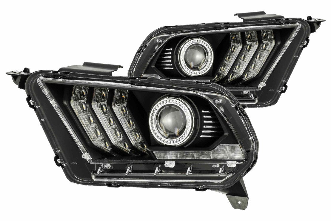 10-12 Ford Mustang Luxx Headlights