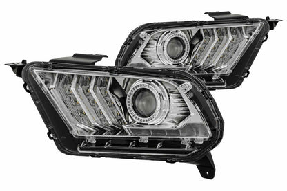 10-12 Ford Mustang Luxx Headlights