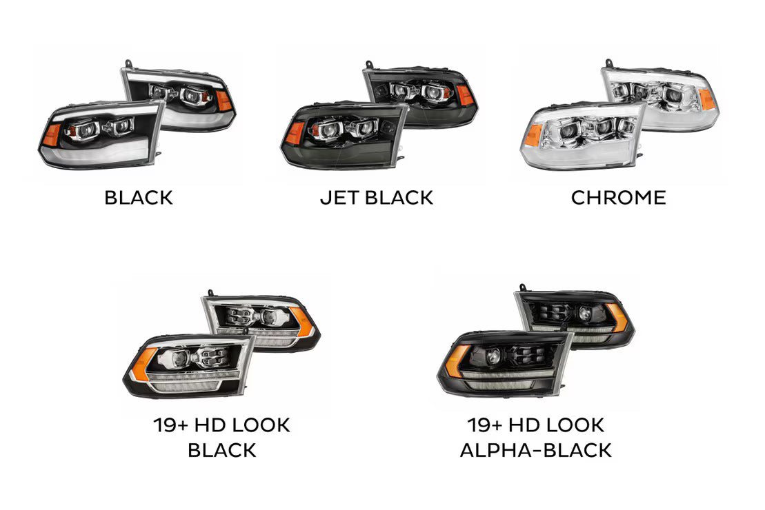 09-18 Dodge Ram Pro Headlights