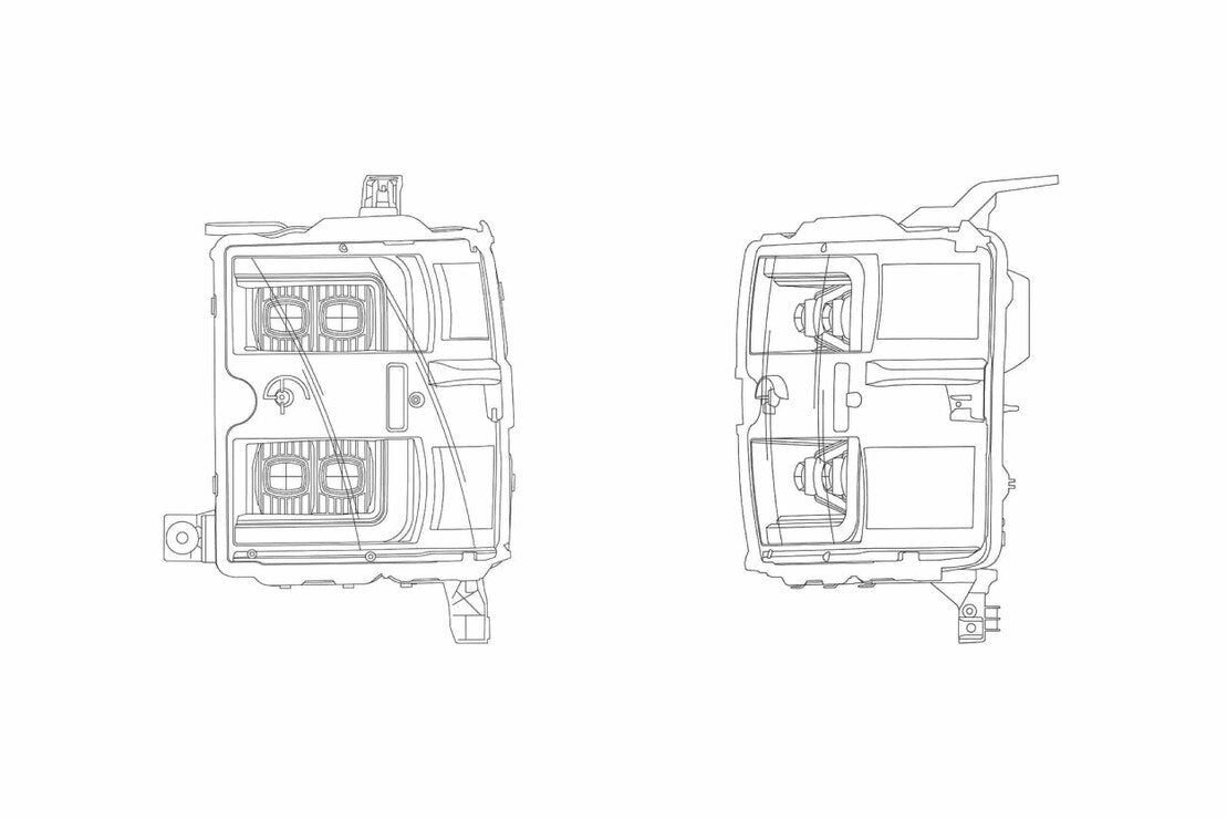 15-19 Chevrolet Silverado HD Nova Headlights