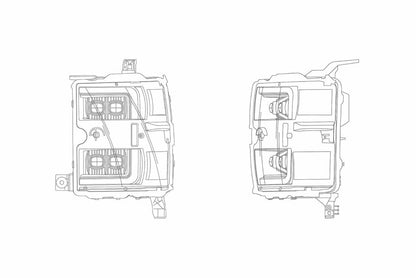 15-19 Chevrolet Silverado HD Nova Headlights