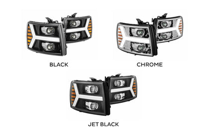 07-13 Chevrolet Silverado Luxx Headlights