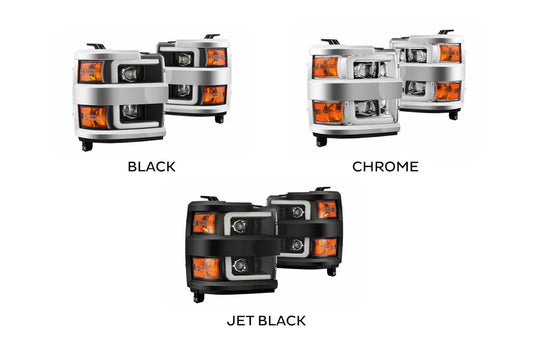 15-19 Chevrolet Silverado HD Pro Headlights