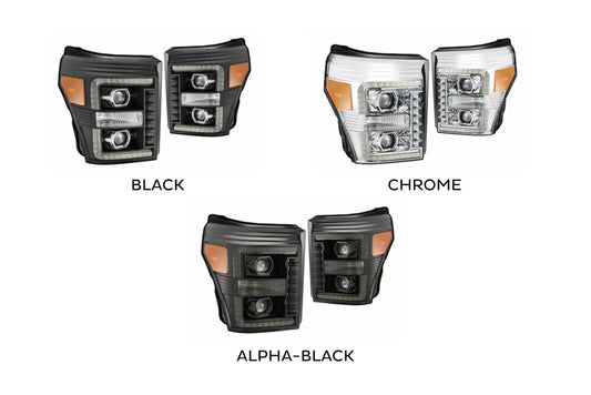 11-16 Ford Super Duty Luxx Headlights