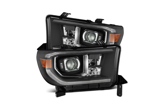 ARex (PRO-Series) Halogen Headlights:: Toyota Tundra (07-13) - Matte Black / Chrome (Set) (w/ Auto-Leveling)