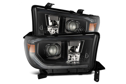 ARex (PRO-Series) Halogen Headlights:: Toyota Tundra (07-13) - Matte Black / Chrome (Set) (w/ Auto-Leveling)