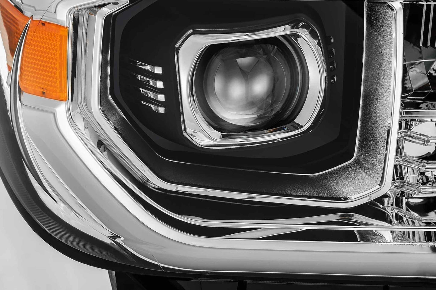 ARex (PRO-Series) Halogen Headlights:: Toyota Tundra (07-13) - Matte Black / Chrome (Set) (w/ Auto-Leveling)