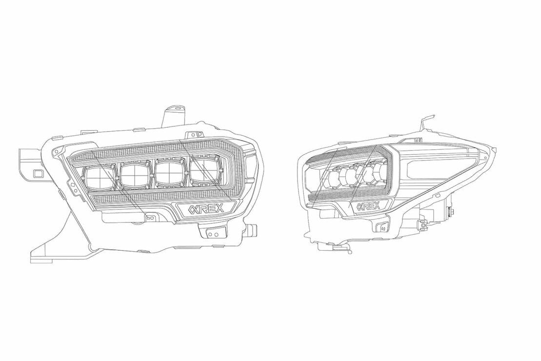 16-23 Toyota Tacoma Nova Headlights