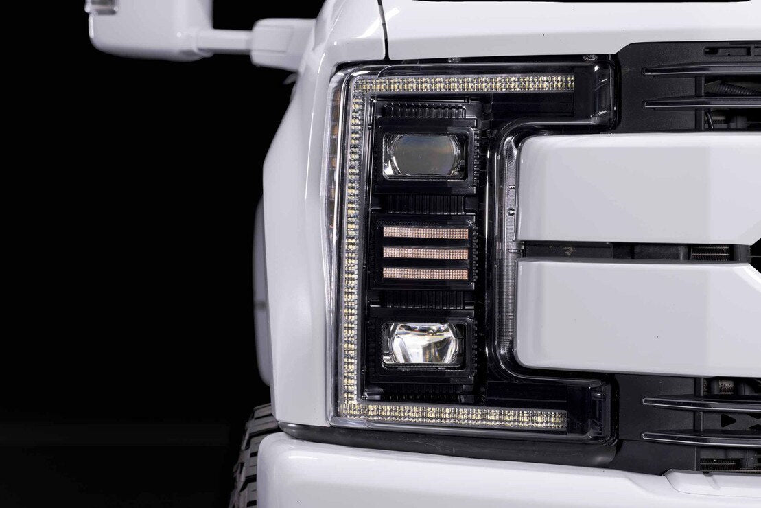 17-19 Ford Super Duty XB Hybrid LED Headlights