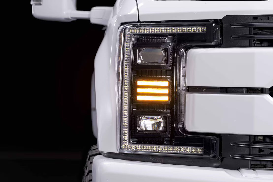 17-19 Ford Super Duty XB Hybrid LED Headlights