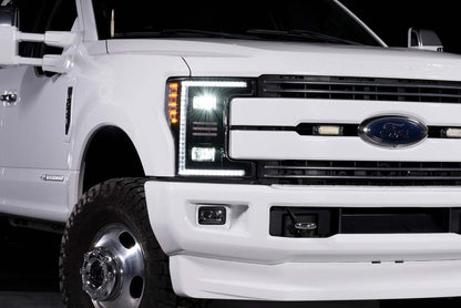 17-19 Ford Super Duty XB Hybrid LED Headlights