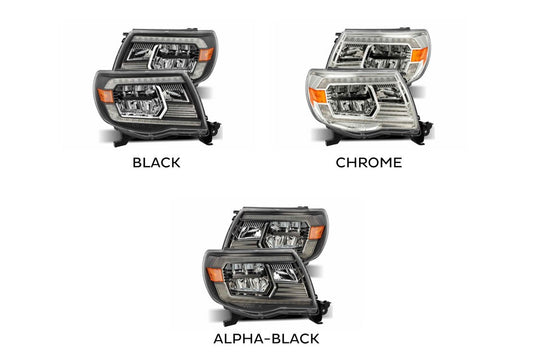 05-11 Toyota Tacoma Luxx Headlights ( Reflector Style )