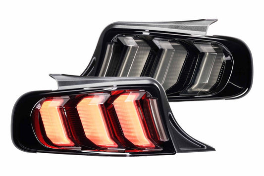 10-12 Ford Mustang Facelift XB LED Tail Lights (Smoked)
