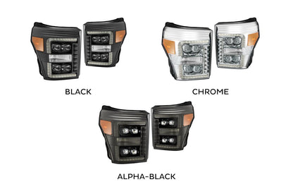 11-16 Ford Super Duty Nova Headlights