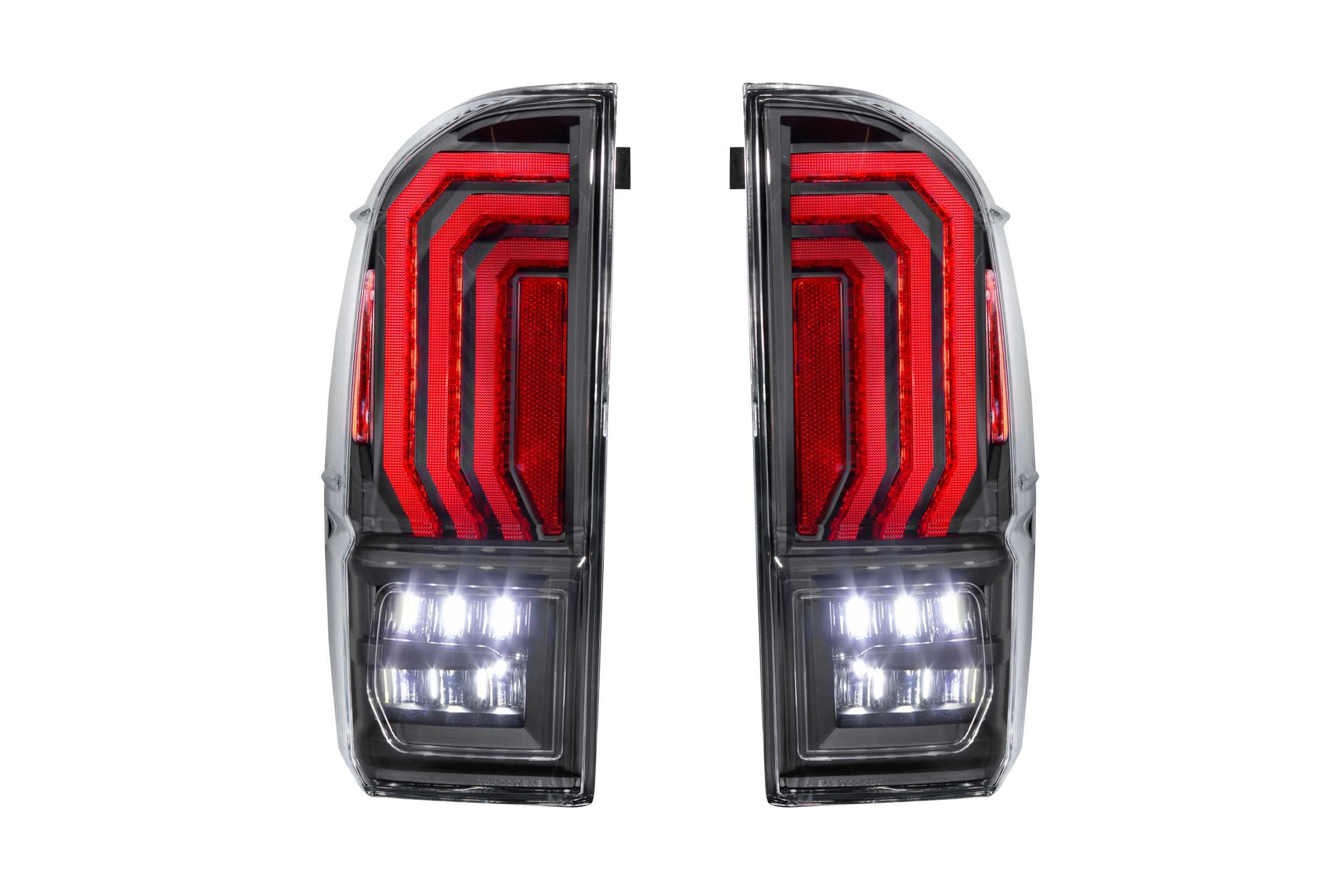 XB LED Tail Lights: Toyota Tacoma (16-23 / Clear Lens / Set)