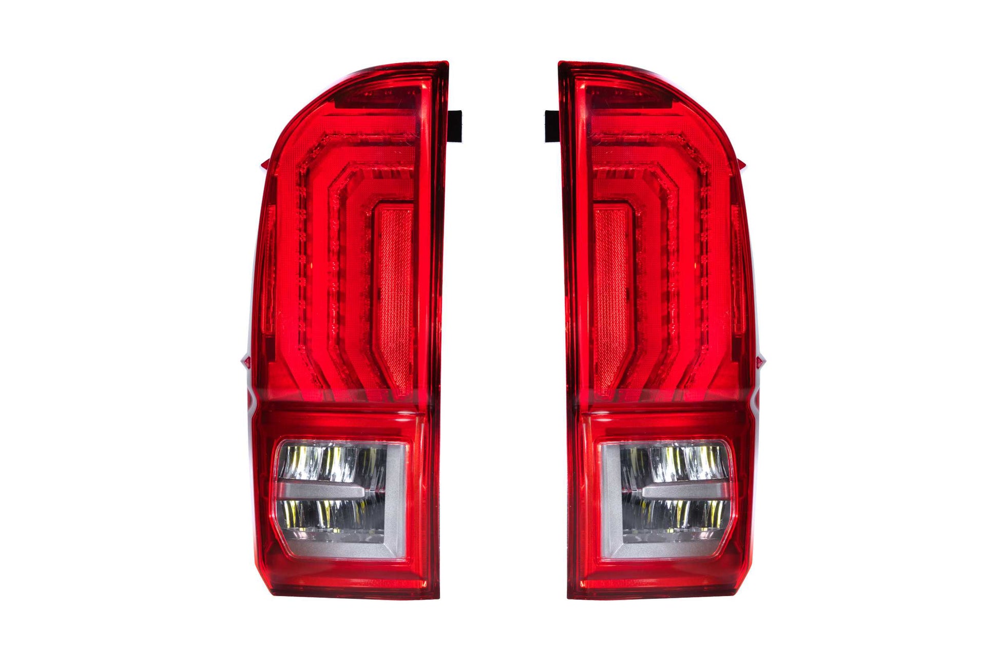 XB LED Tail Lights: Toyota Tacoma (16-23 / Red Lens / Set)