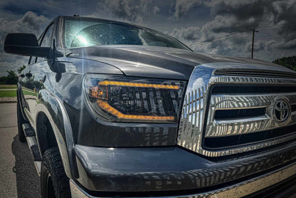 07-13 Toyota Tundra XB LED Headlights ( AMBER DRL )