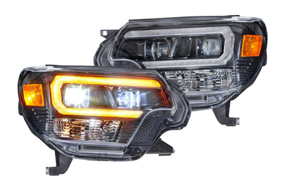 12-15 Toyota Tacoma XB Hybrid LED Headlights ( AMBER DRL )