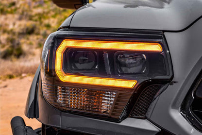 12-15 Toyota Tacoma XB Hybrid LED Headlights ( AMBER DRL )