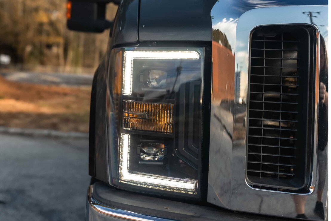 08-10 Ford Super Duty XB Hybrid LED Headlights