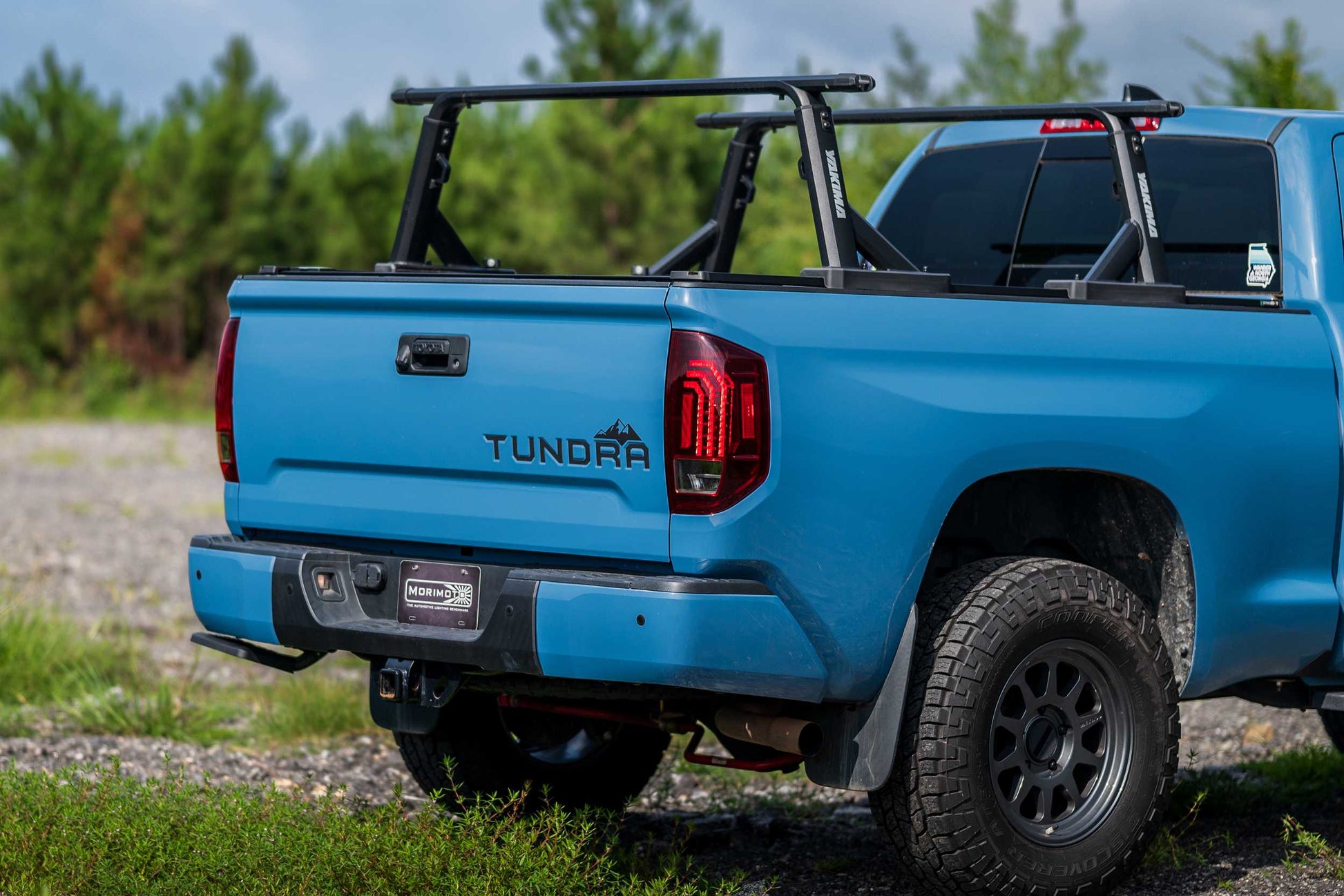 XB LED Tail Lights: 14-21 Toyota Tundra (Red Lens / Set)