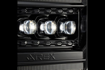 Arex Nova LED Headlights: GMC Sierra (14-18) - Alpha-Black (Set)