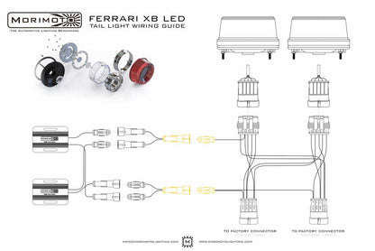 02-06 Ferrari 575 Berlinetta XB LED Tail Lights