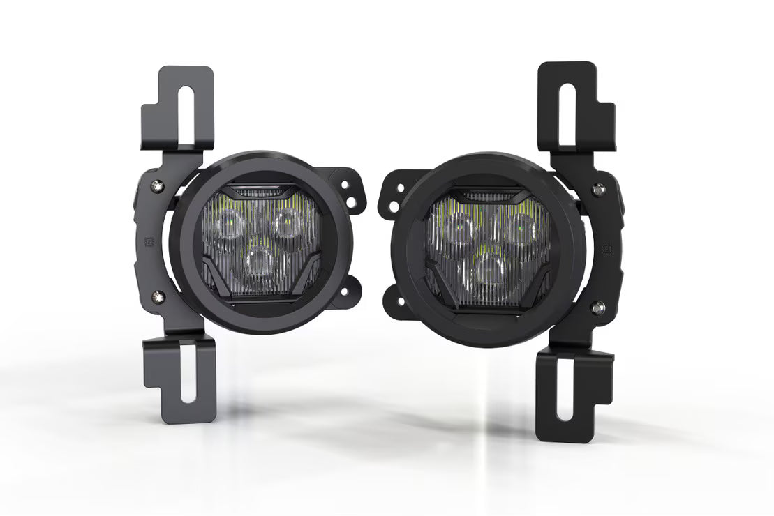 18-26 Jeep Wrangler JL/20-26 Gladiator JT 4Banger LED Fog Lights