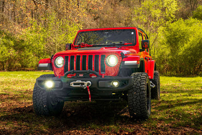 18-26 Jeep Wrangler JL/20-26 Gladiator JT 4Banger LED Fog Lights