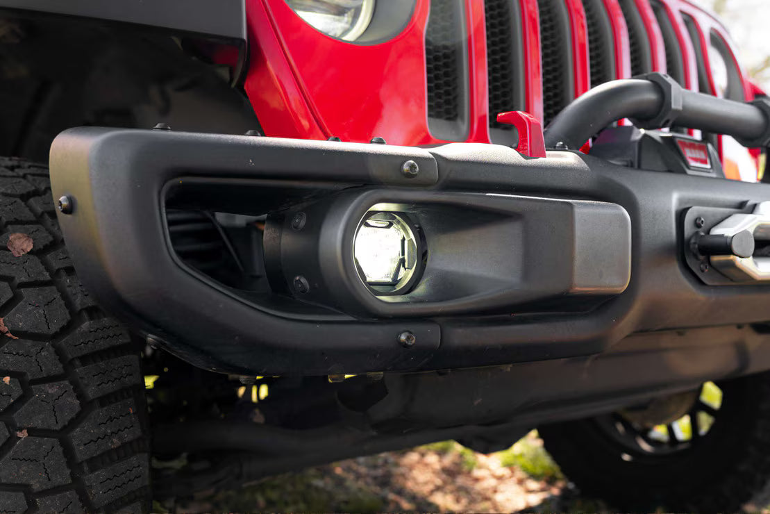 18-26 Jeep Wrangler JL/20-26 Gladiator JT 4Banger LED Fog Lights