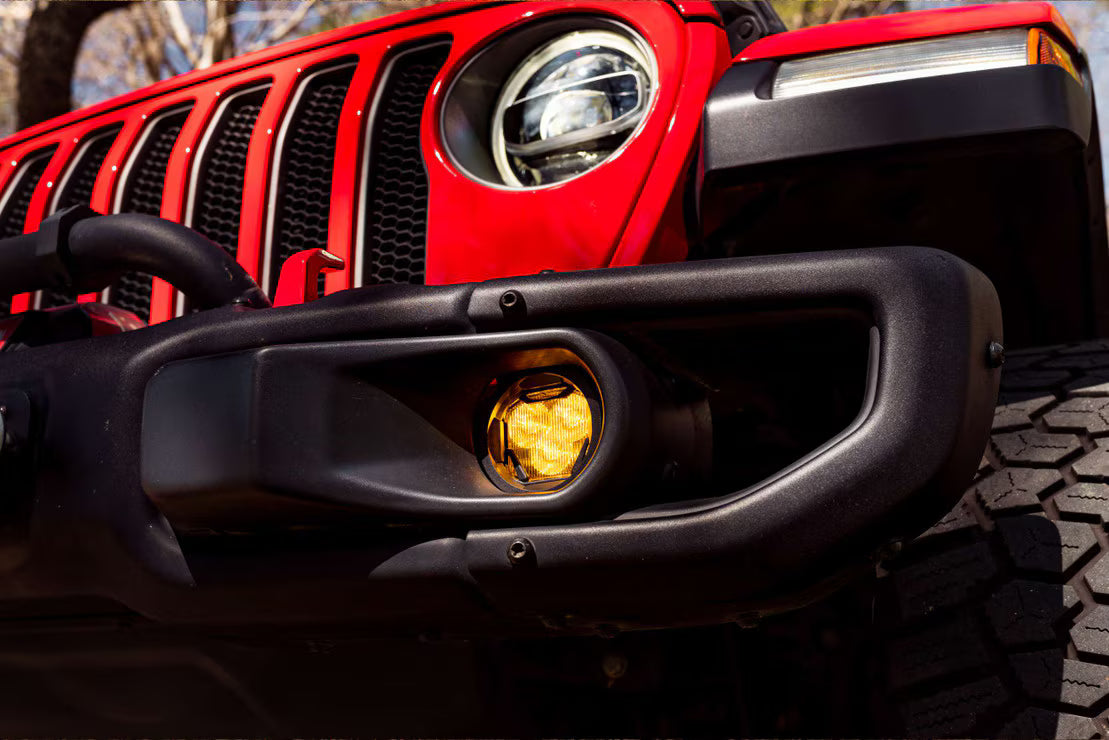 18-26 Jeep Wrangler JL/20-26 Gladiator JT 4Banger LED Fog Lights