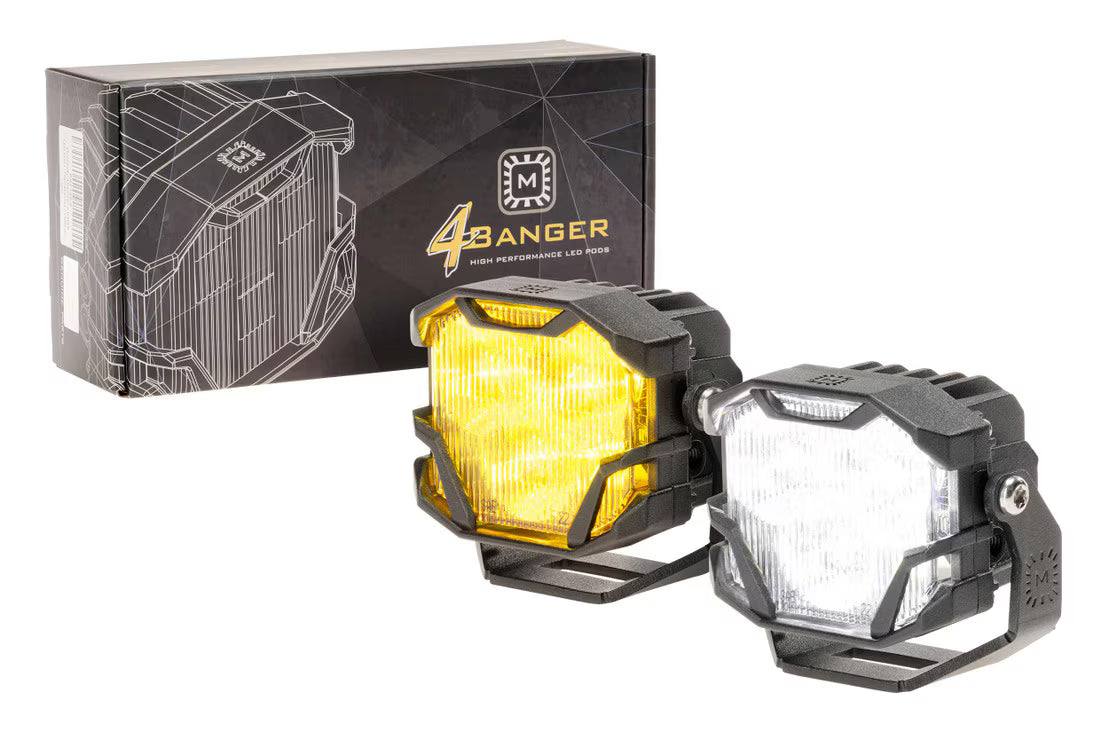 4Banger LED Pods: NCS Wide Beam