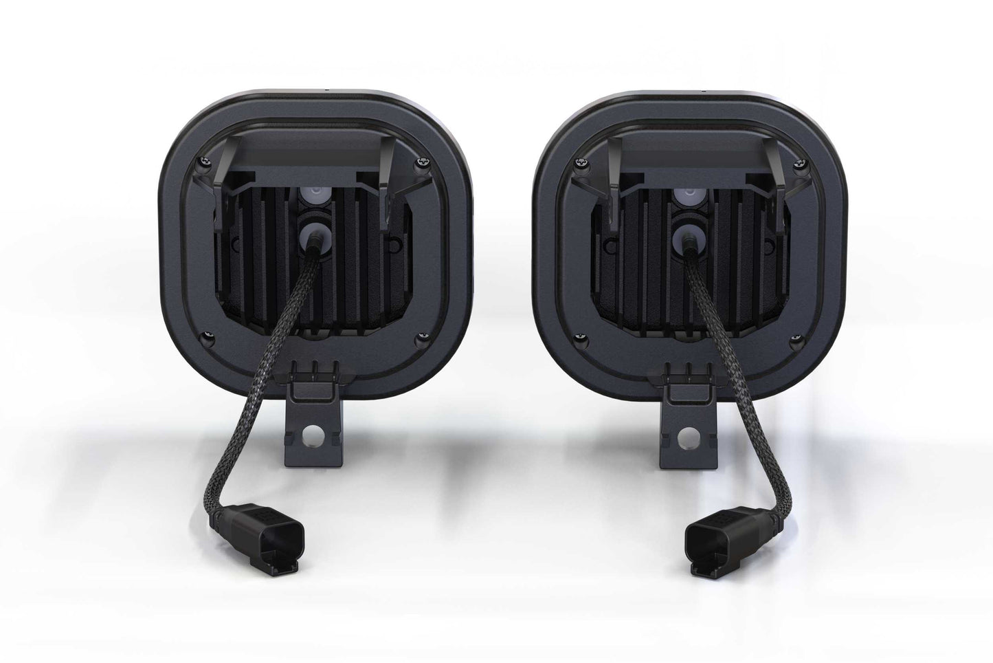 4Banger Fog Lights: 99-16 Super Duty (HXB Yellow SAE Wide Beam)