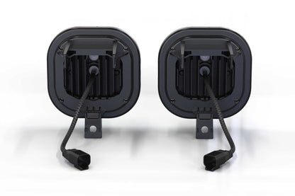 4Banger Fog Lights: 99-16 Super Duty (HXB Yellow SAE Wide Beam)