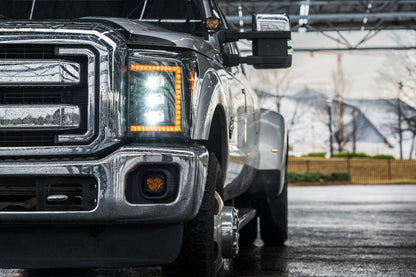 4Banger Fog Lights: 99-16 Super Duty (HXB Yellow SAE Wide Beam)